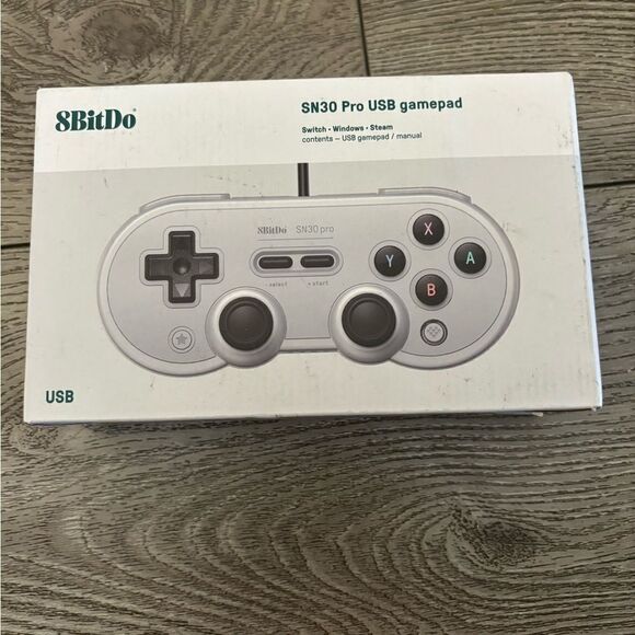8BitDo SN30 pro USB wired gamepad controller for Nintendo switch, windows - Picture 1 of 2